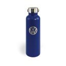 VW Collection Thermo-Trinkflasche Blau